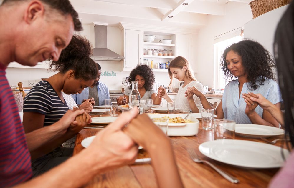People connected in community