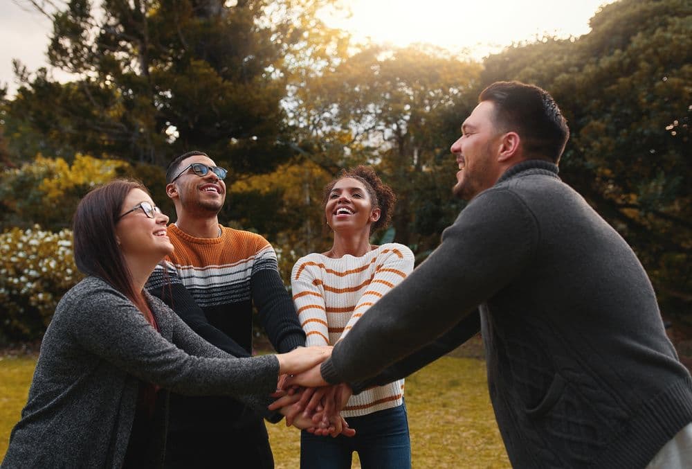 Grace-filled community around the table